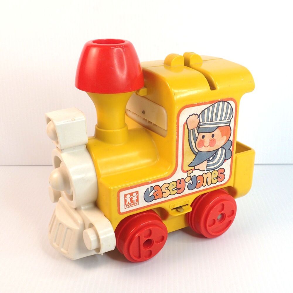 Vintage Sears 1970’s Tomy CASEY JONES Musical Train AS IS DAMAGED